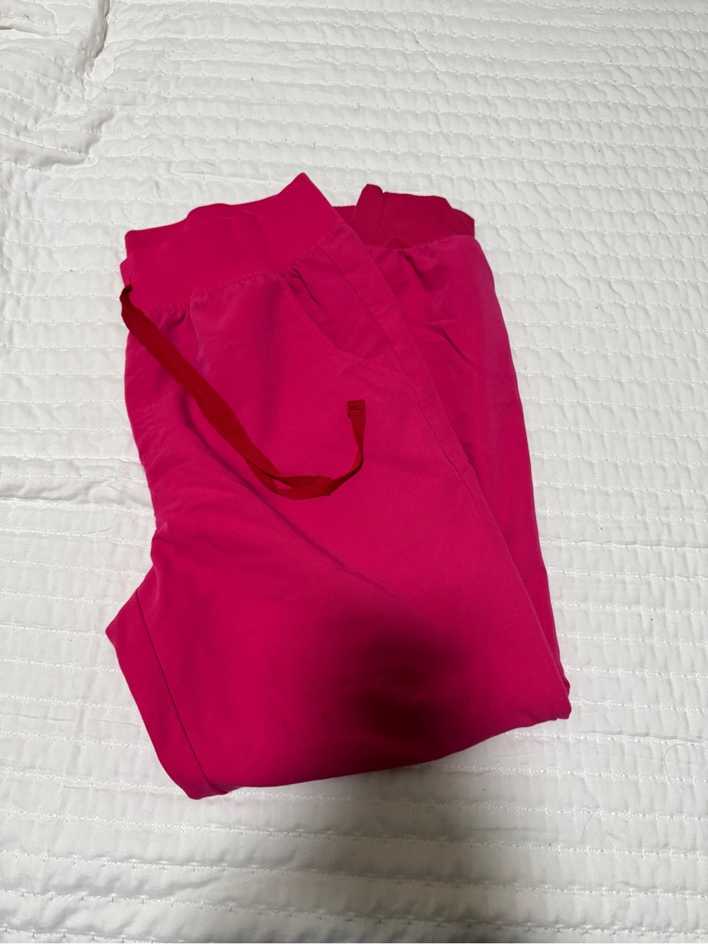 Figs shocking pink HW Zamora joggers